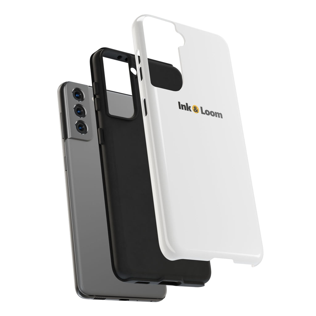 Tough Photo Phone Case, personalized tough phone case with a custom photo and name, front view