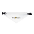 Good Boy Pet Bandana, personalized pet bandana with a custom photo and name, front view