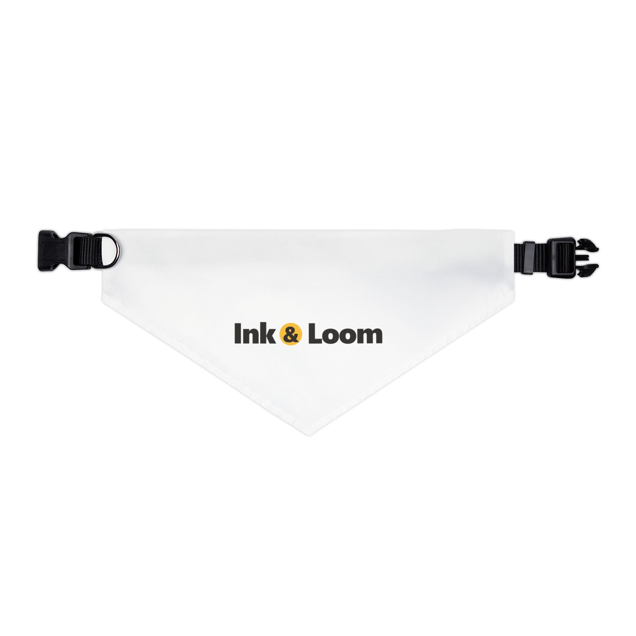 Good Boy Pet Bandana, personalized pet bandana with a custom photo and name, front view
