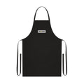 Kitchen Hero Apron, Dark Colors, personalized apron with a custom photo and name, Black, front view
