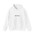 Hearth Pullover Hoodie, personalized pullover hoodie with a custom photo and name, White, front view