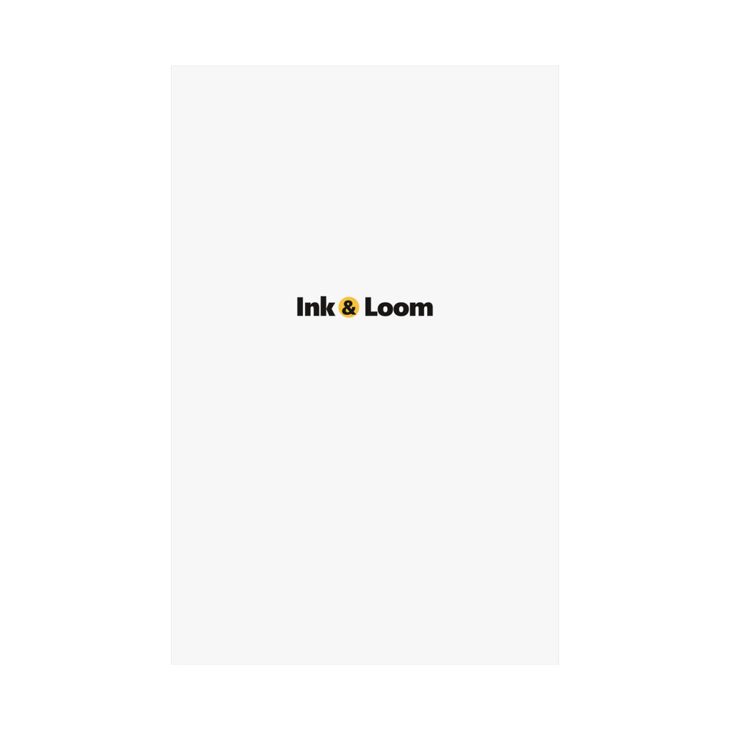 Gallery Matte Poster, personalized photo poster with a custom photo and name, front view