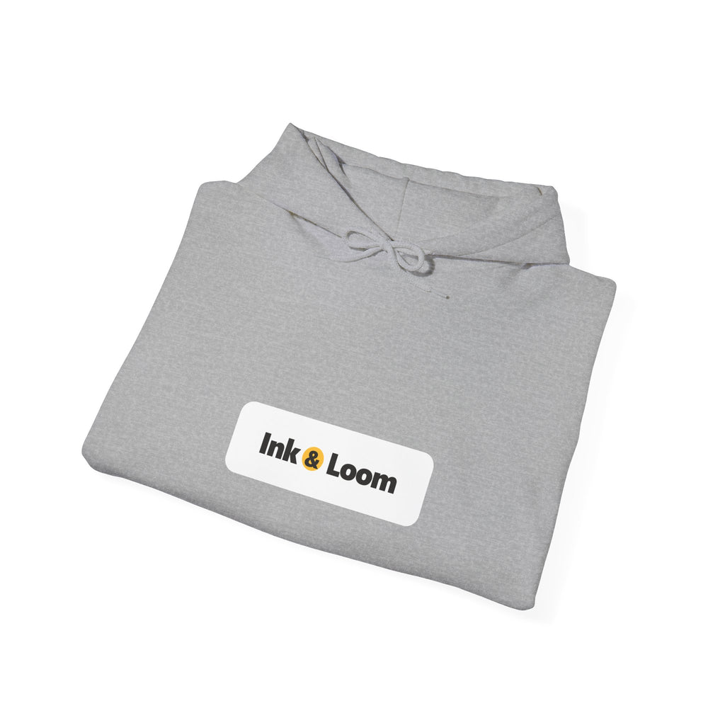 Hearth Pullover Hoodie, personalized pullover hoodie with a custom photo and name, Carolina Blue, front view