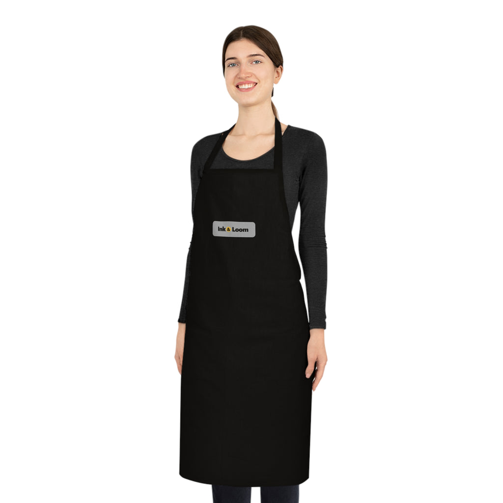 Kitchen Hero Apron, Dark Colors, personalized apron with a custom photo and name, Red, front view