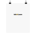 Gallery Matte Poster, personalized photo poster with a custom photo and name, alternate view