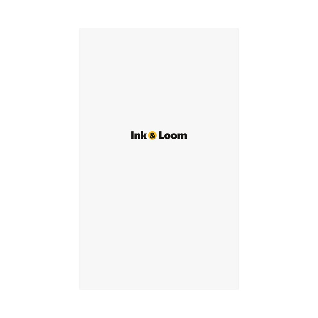 Gallery Matte Poster, personalized photo poster with a custom photo and name, front view