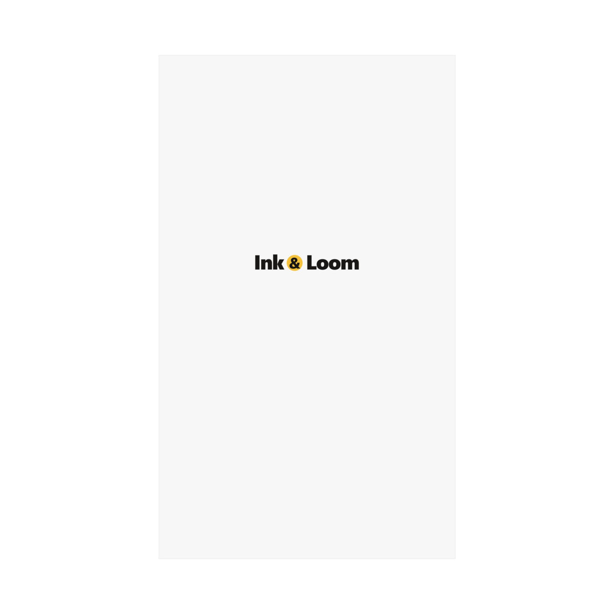 Gallery Matte Poster, personalized photo poster with a custom photo and name, alternate view
