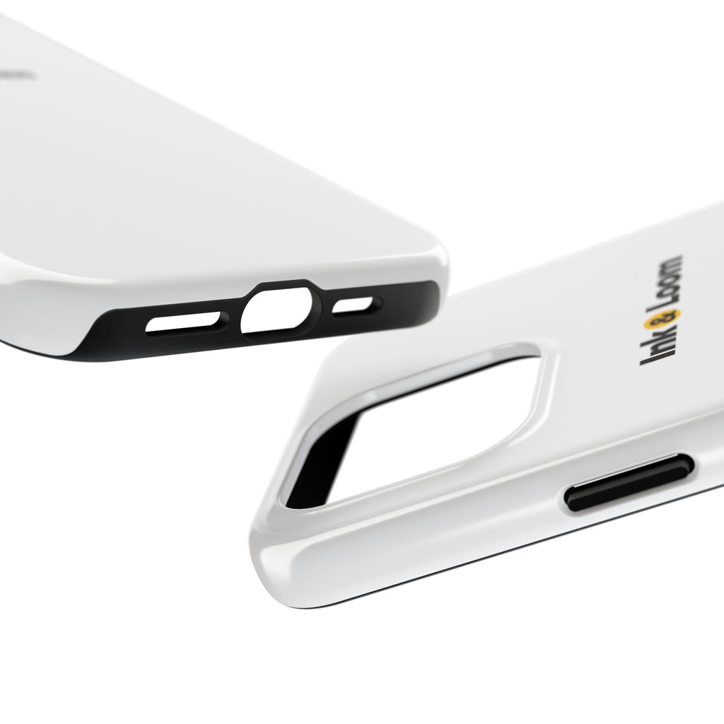 Tough Photo Phone Case, personalized tough phone case with a custom photo and name, front view