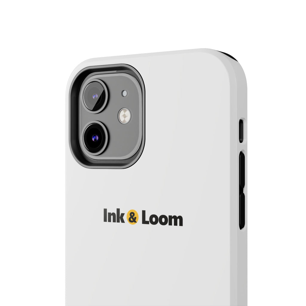 Tough Photo Phone Case, personalized tough phone case with a custom photo and name, front view