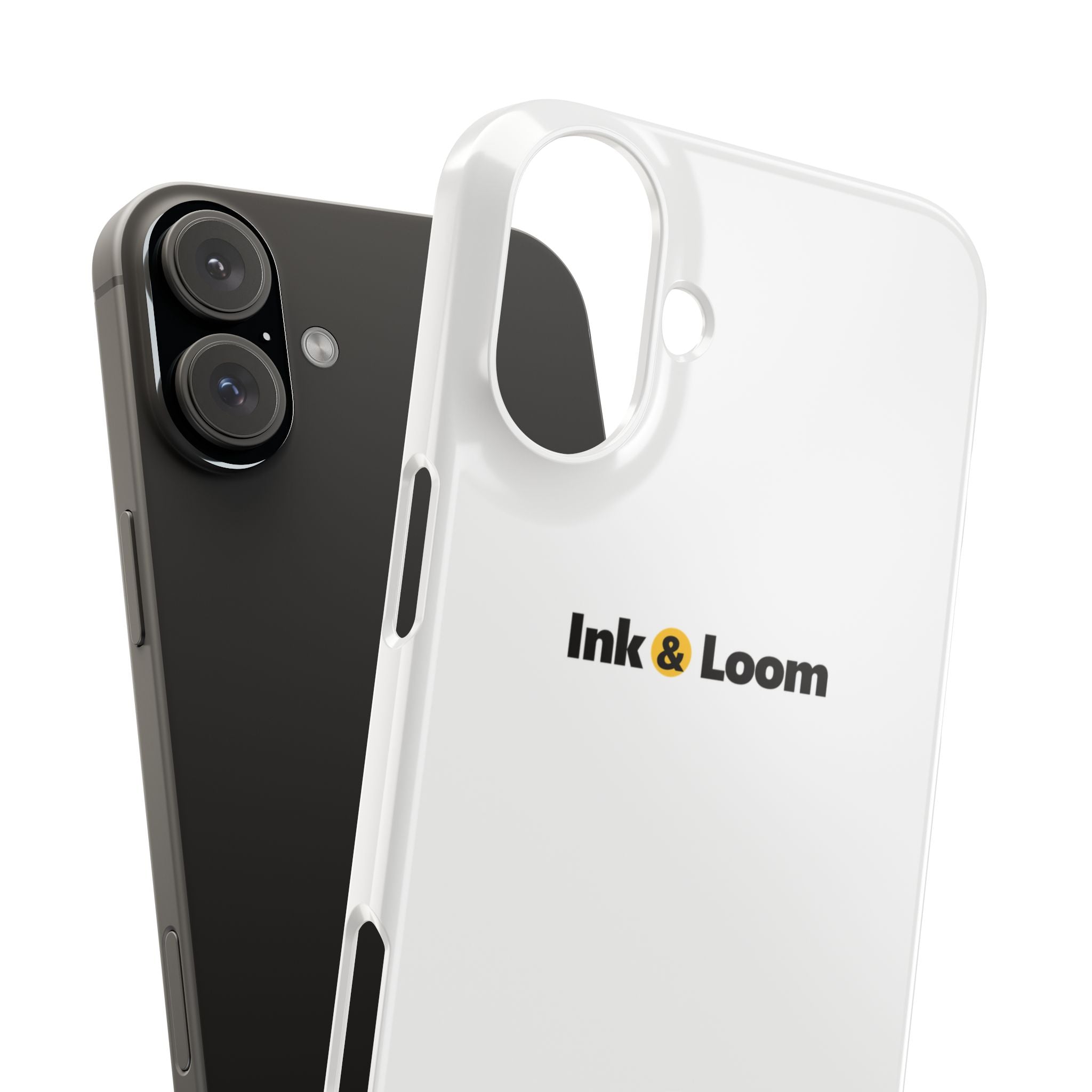 Slim Photo Phone Case, personalized slim phone case with a custom photo and name, front view