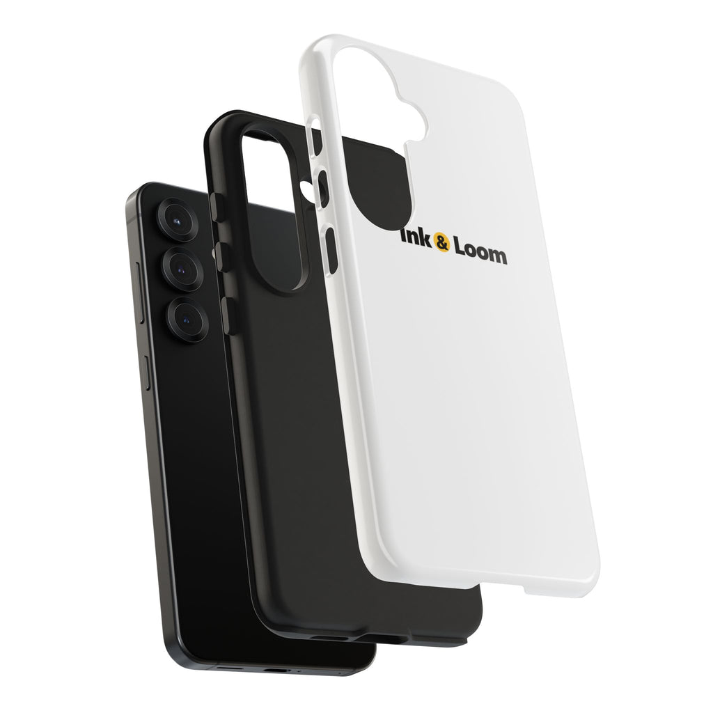 Tough Photo Phone Case, personalized tough phone case with a custom photo and name, front view