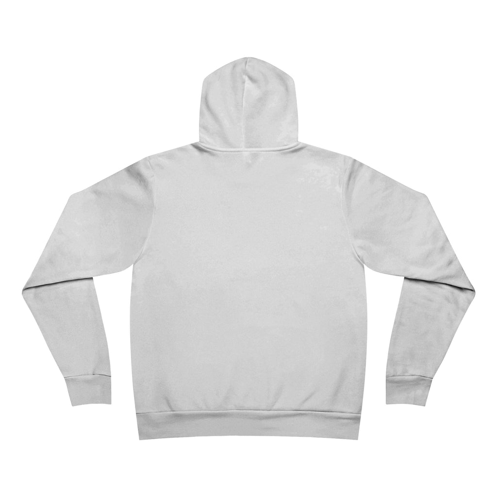 Cloud Sponge Fleece Hoodie, personalized sponge fleece hoodie with a custom photo and name, Athletic Heather, front view